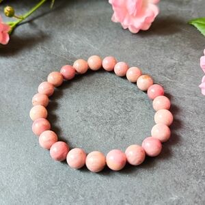 NWT Soul Charms Rhodonite Beaded Bracelet